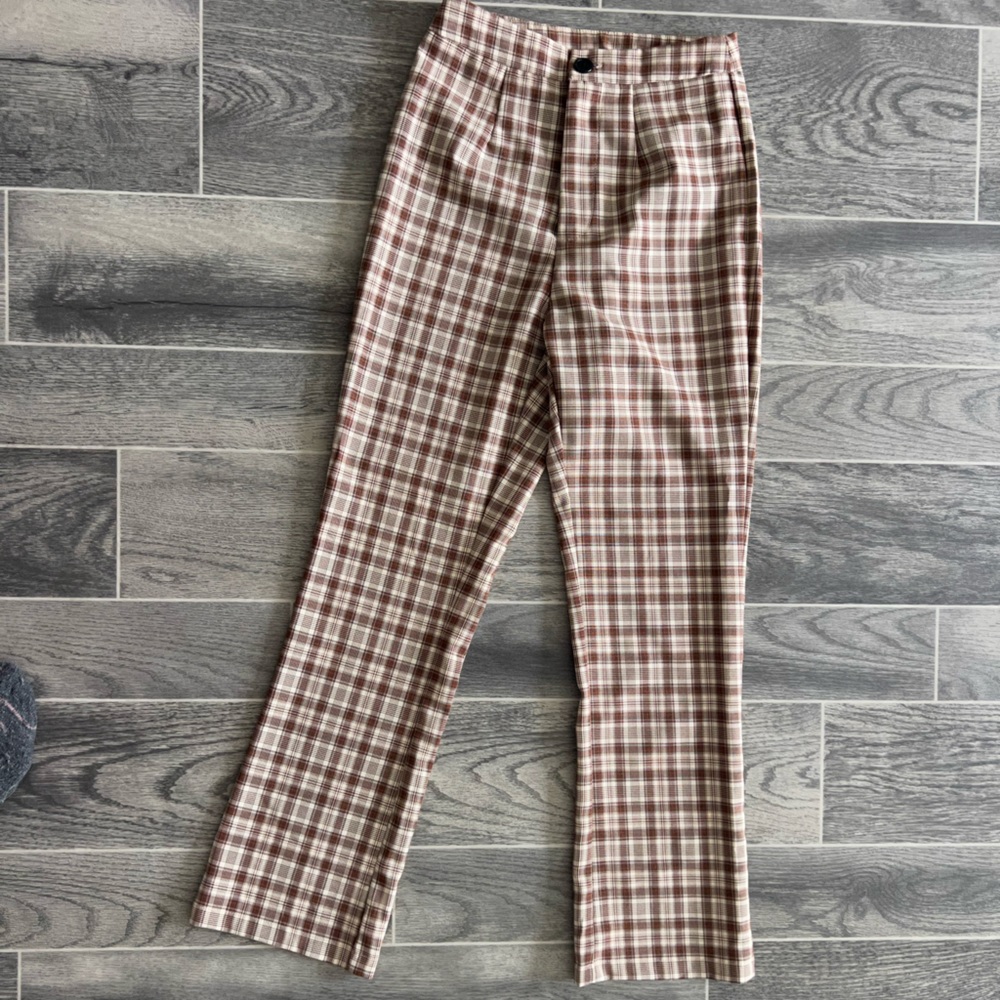 PLAID PANTS